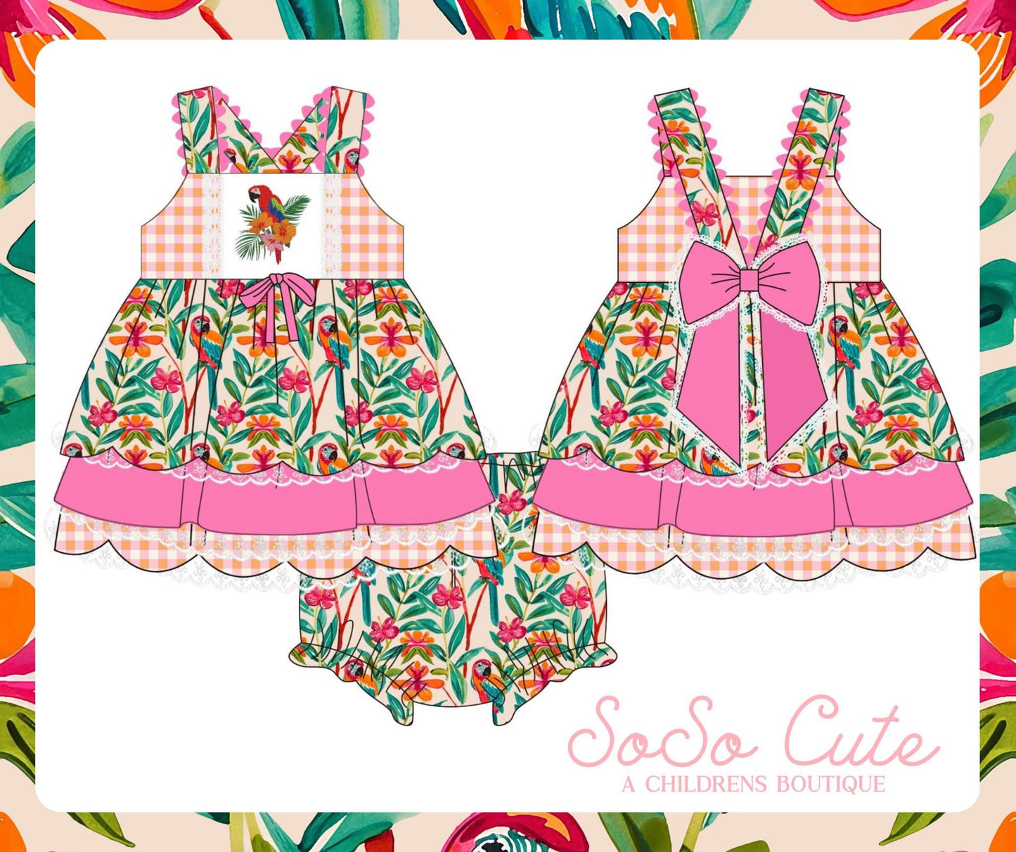 RTS-Macaw diaper set