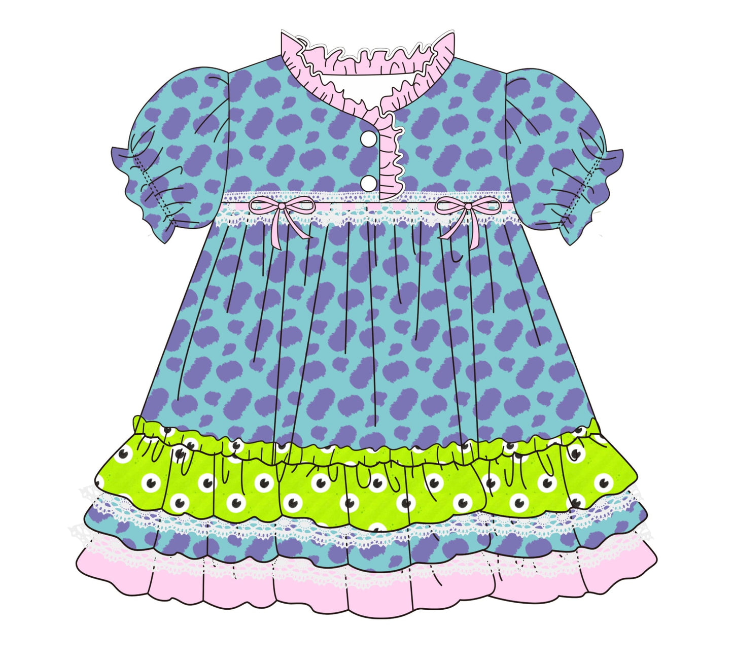PO17- Monster nightgown ETA Jan