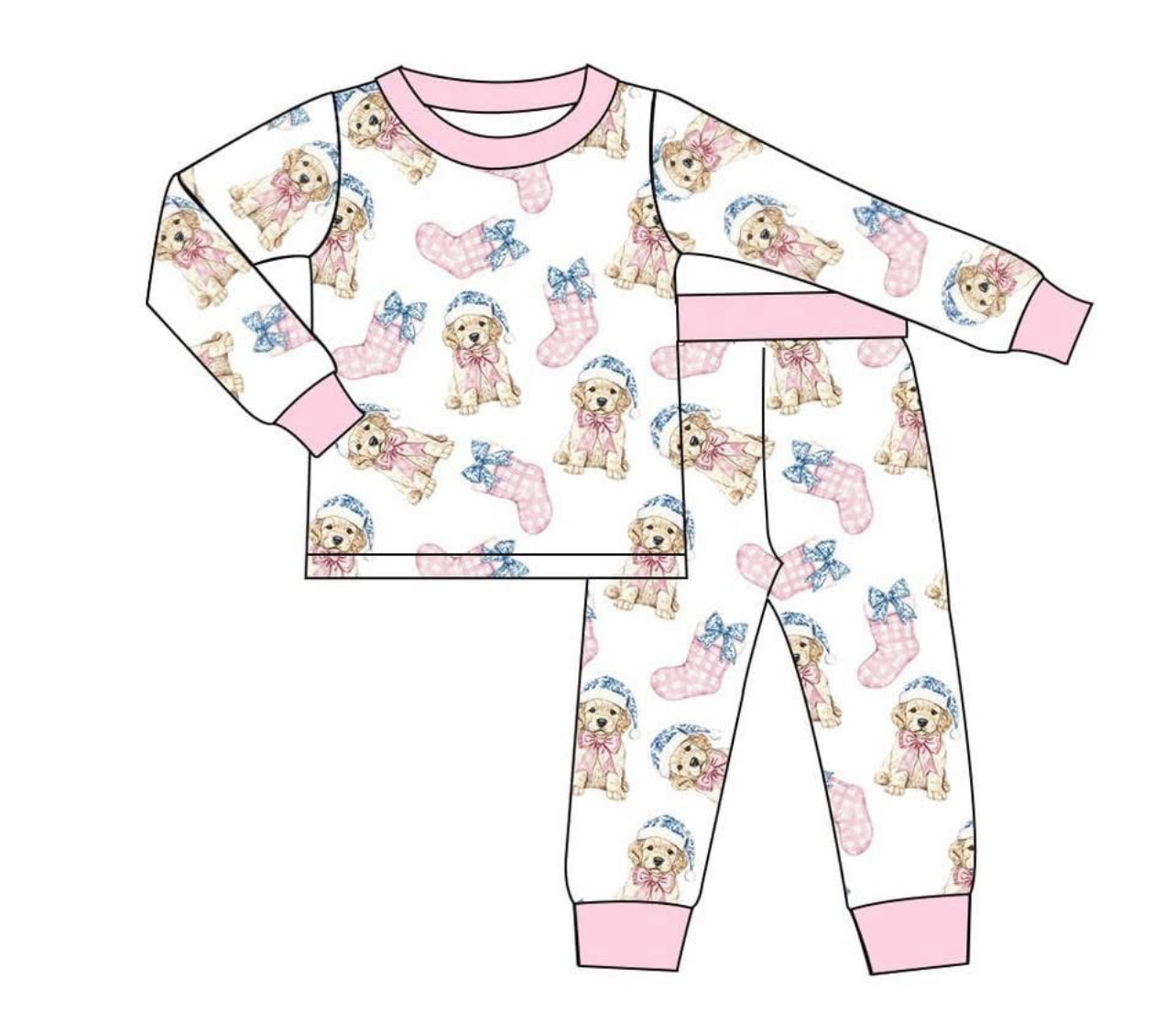 RTS-Christmas Golden Retriever Set