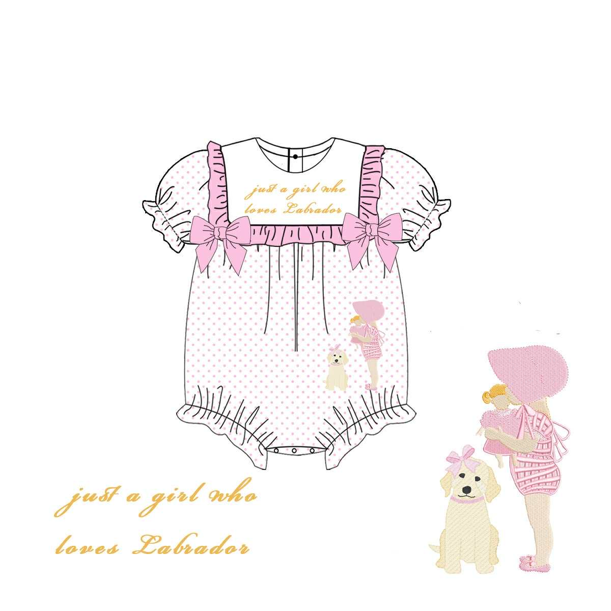 Just A Girl Who Loves Labradors - Bubble