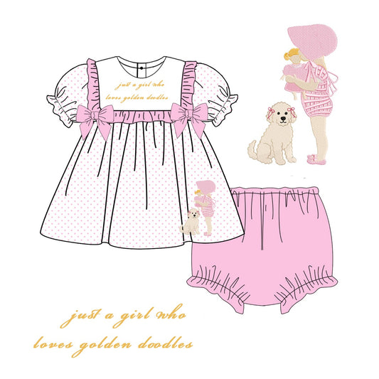RTS- Golden Doodle - Diaper Set