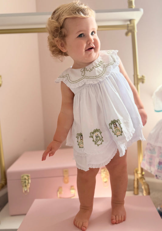 RTS green princess bloomer set