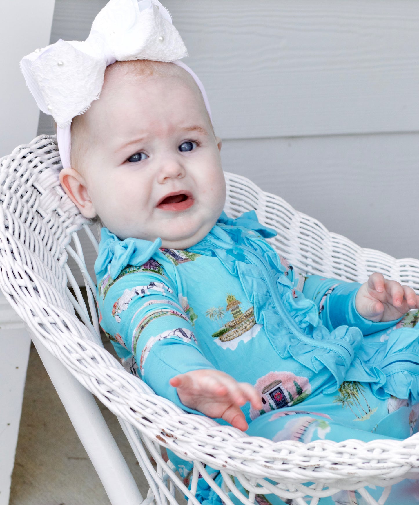 RTS- Charleston - Ruffle Zippie