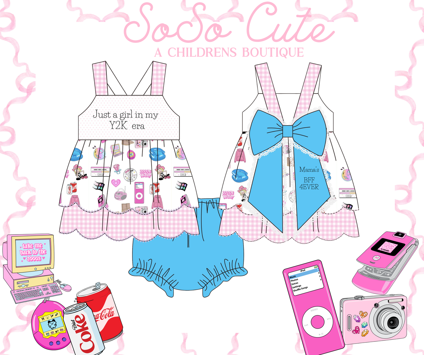 RTS- Y2K BFF Bloomer Set l