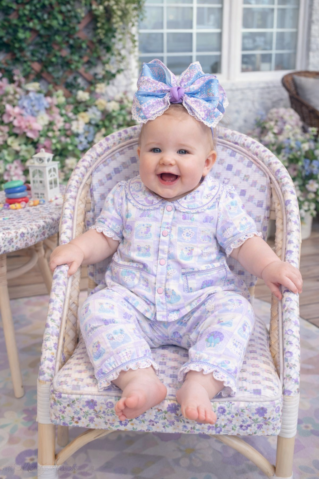 RTS- TEA PARTY- GIRL PJS SET