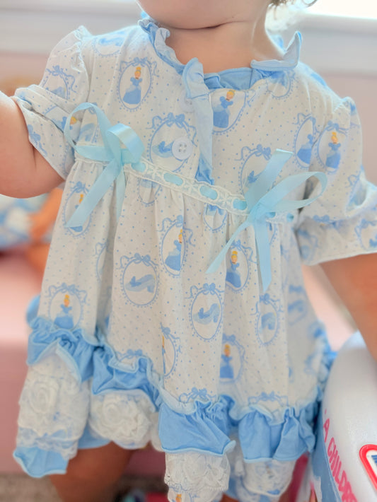 RTS- Blue Princess nightgown