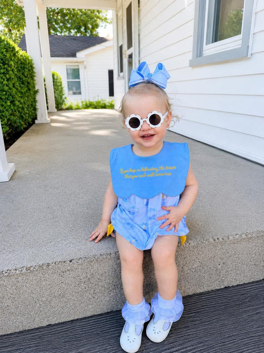 RTS- Blue princess diaper set