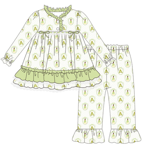 FLASHPO- Princess and frog pjs - ETA NOV