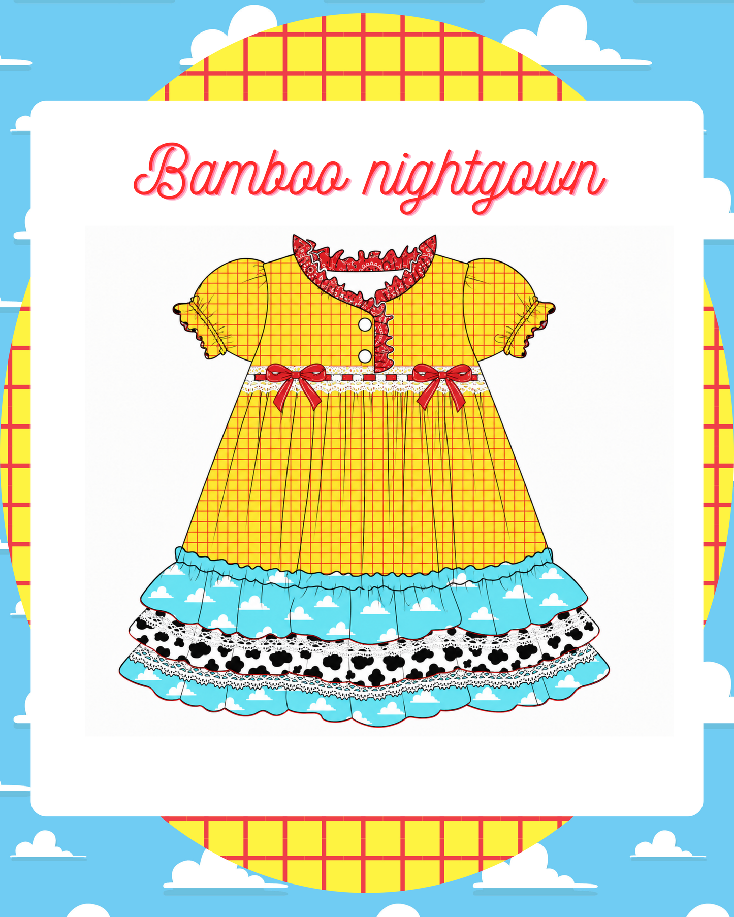 PO17- Toy Short Sleeve nightgown ETA JAN