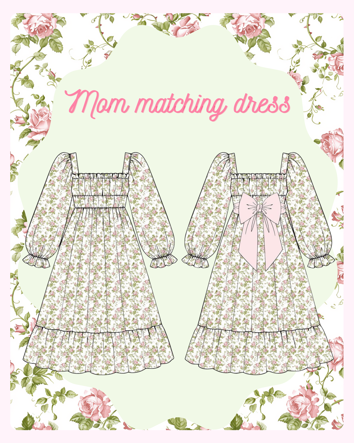 PO18- Heirloom mom dress ETA JAN