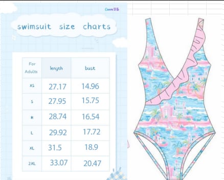 RTS- Adult swimming suit