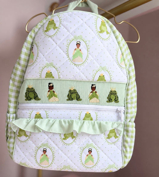 RTS green princess backpack