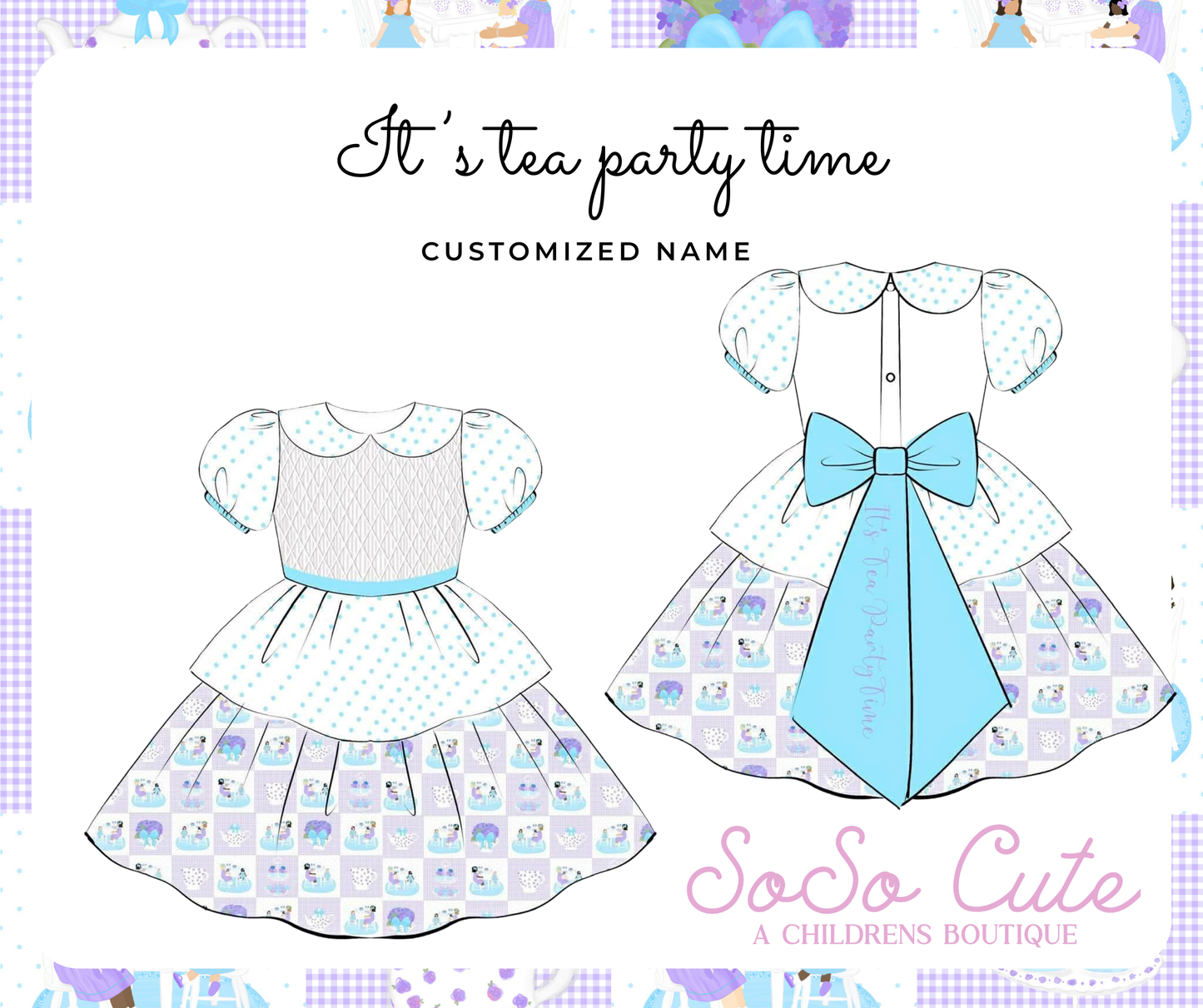 RTS- TEA PARTY DRESS-