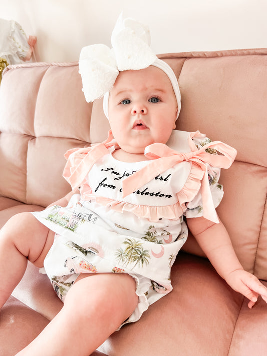 RTS- Just A Girl From Charleston - Diaper Set
