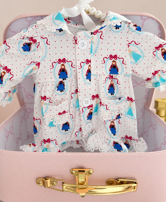 RTS- Frozen Sister dolly nightgown