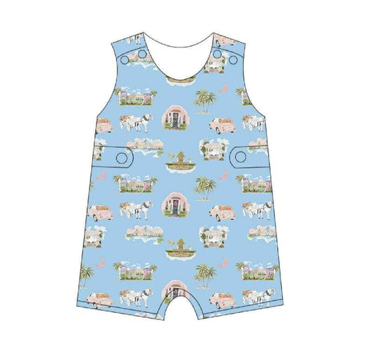 RTS- Charleston - Boy Romper