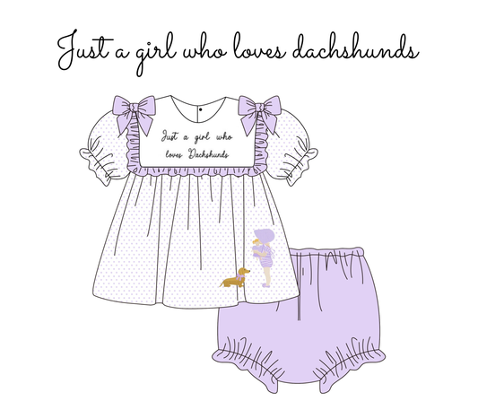 RTS- Just a girl who loves Dachshunds