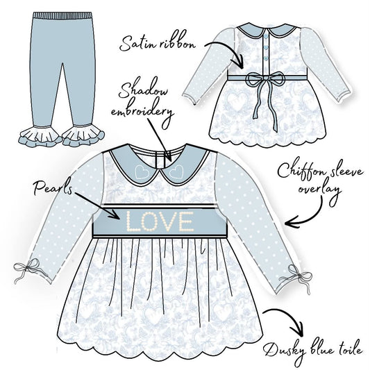 PO18- Dusty-blue Valentine - ETA JAN