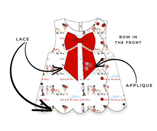 PO- Military Bow Dress