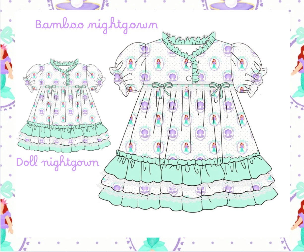 FLASHPO- Mermaid nightgown - ETA NOV