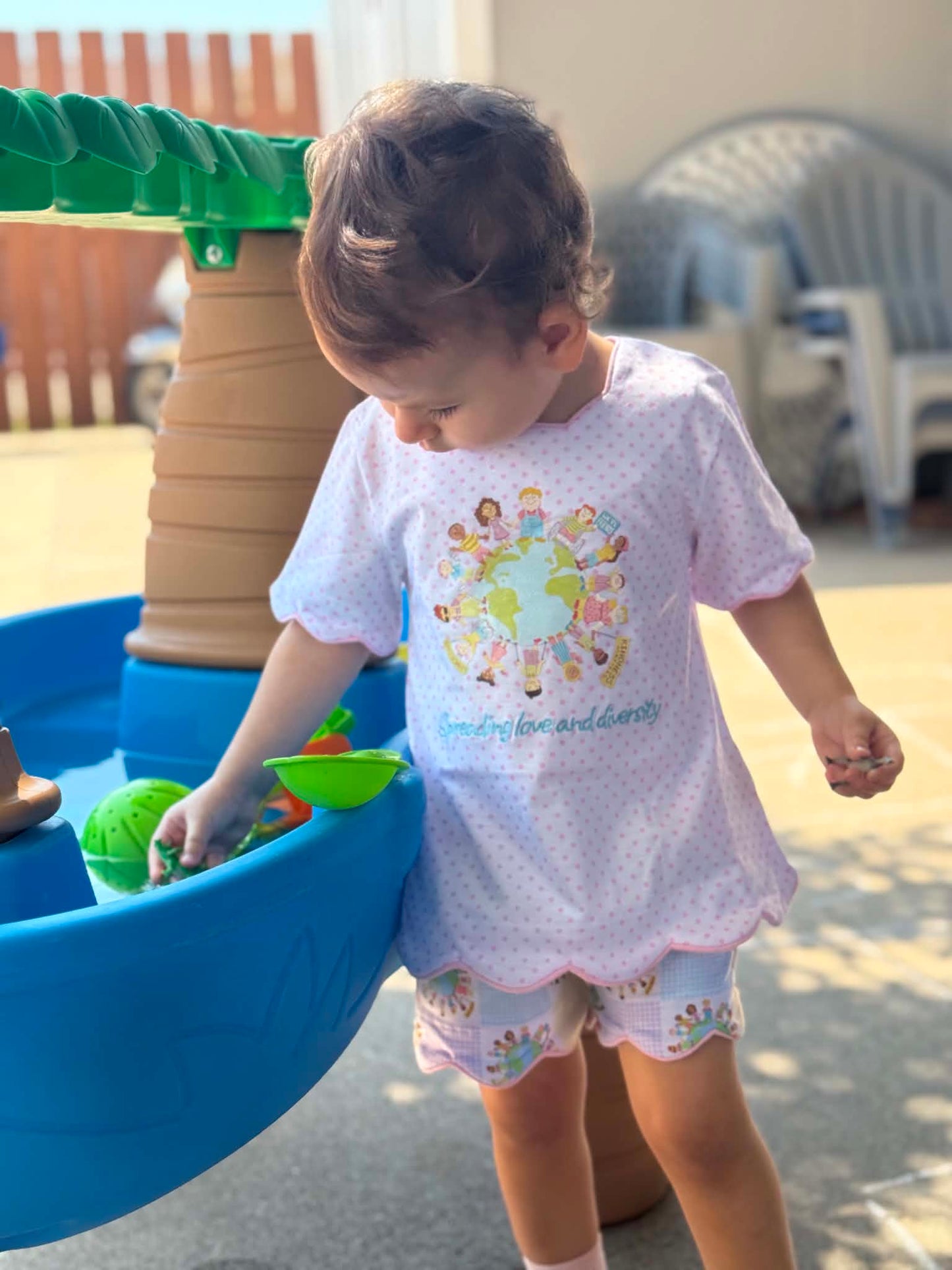 RTS- 5K Celebration girl shorts set