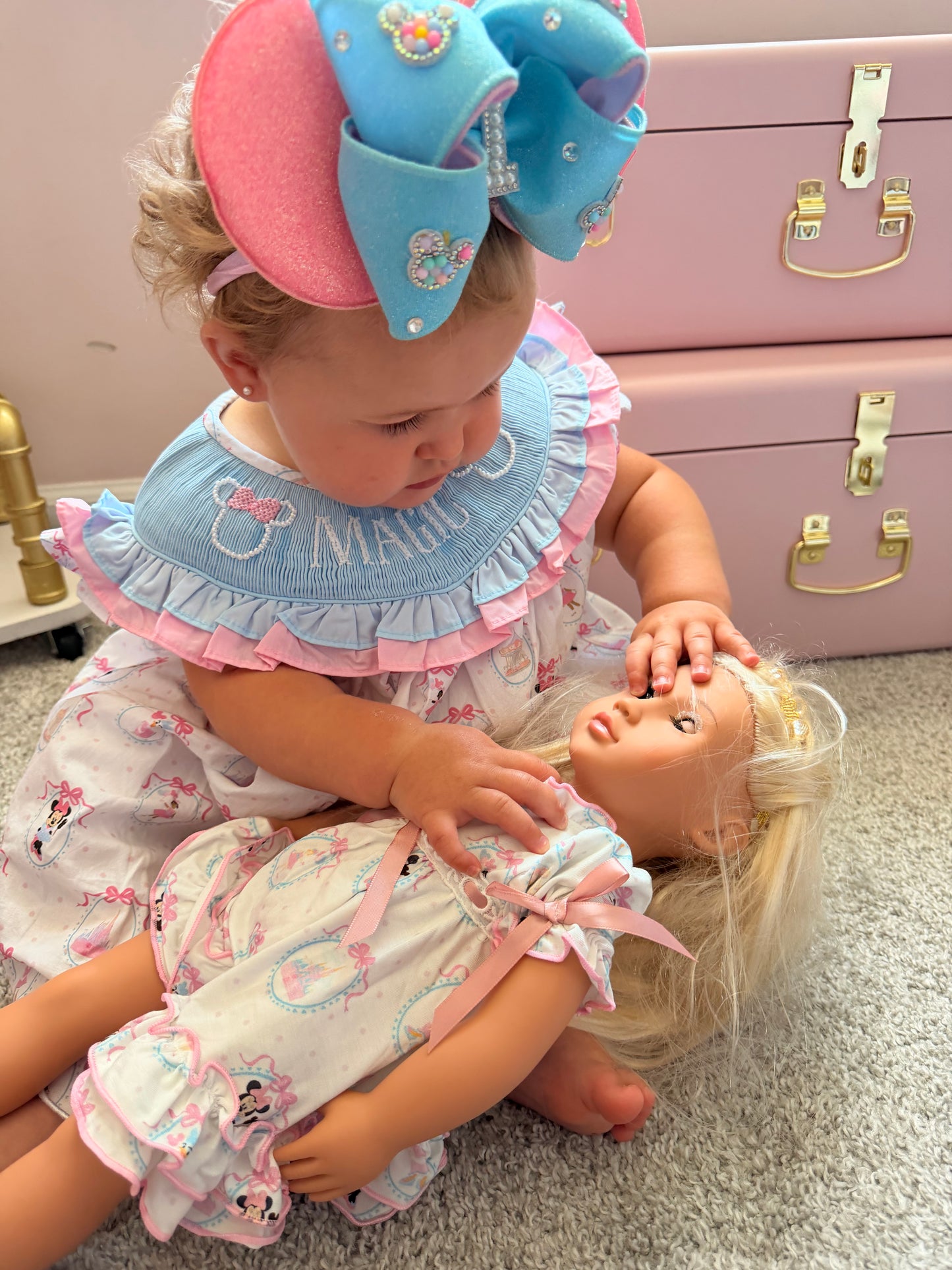 RTS- MAGIC Dress w/Diaper set-