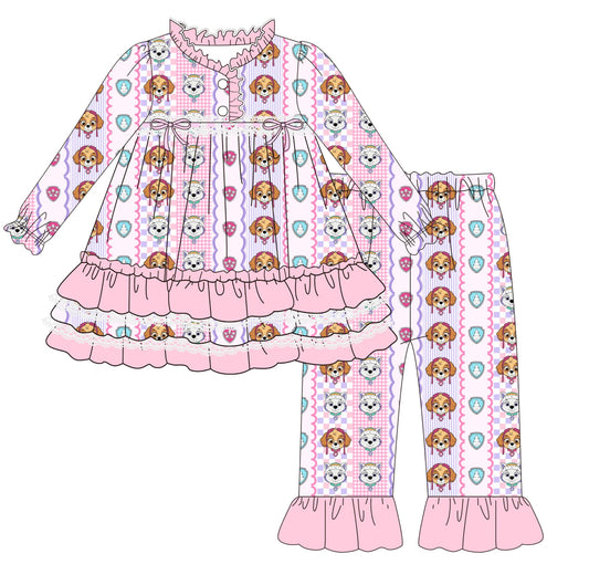 PO17- Girly Pups Pjs ETA Jan