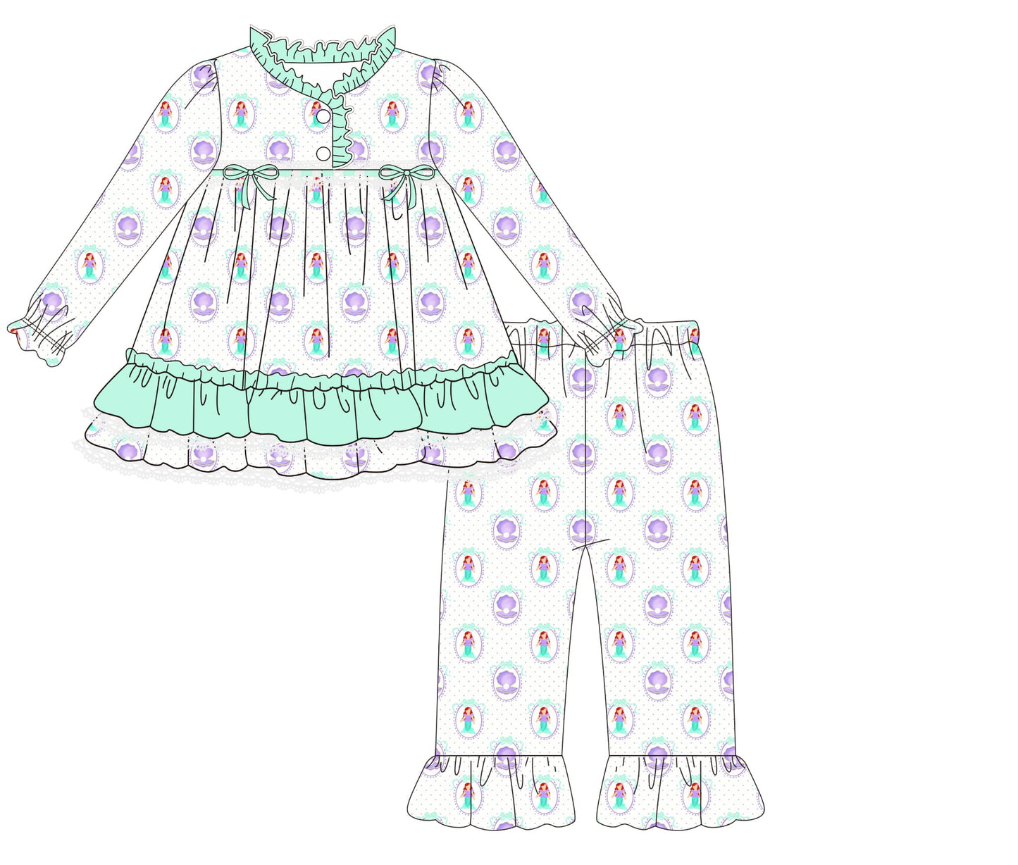 FLASHPO- Mermaid Pjs - ETA NOV
