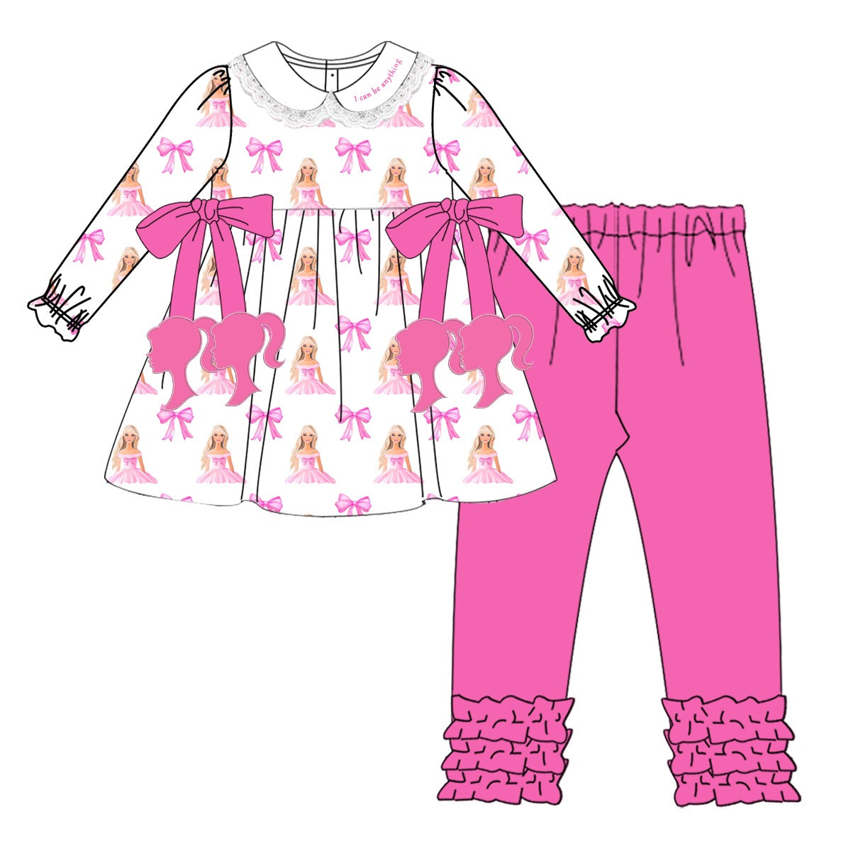 RTS- Barbie Pants Set