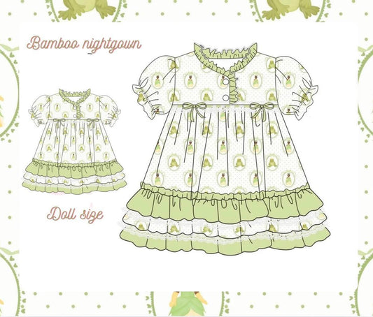 FLASHPO- green Princess and frog nightgown - NOV